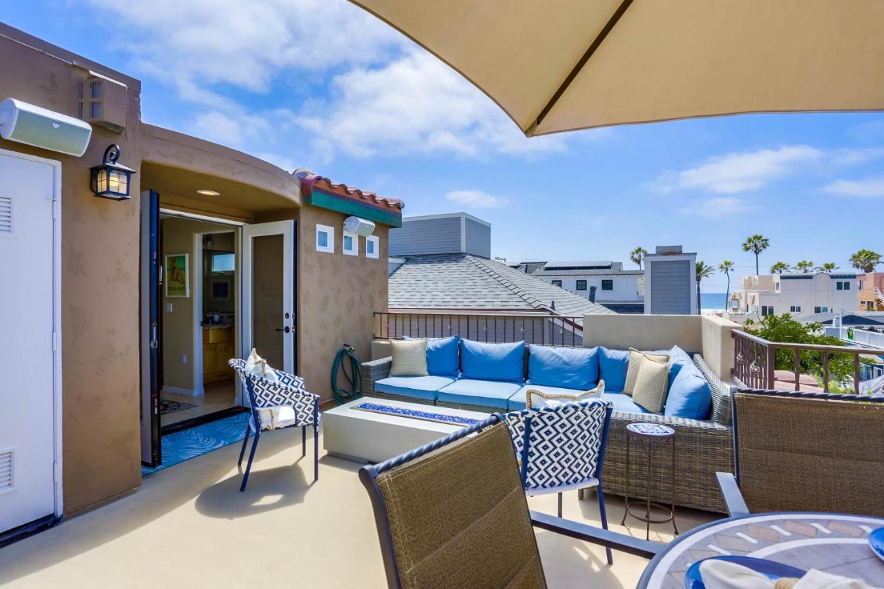 Stunning Ocean View Home W Rooftop Terrace, Firepit, Fast Wifi, Ac & Parking! San Diego Ngoại thất bức ảnh